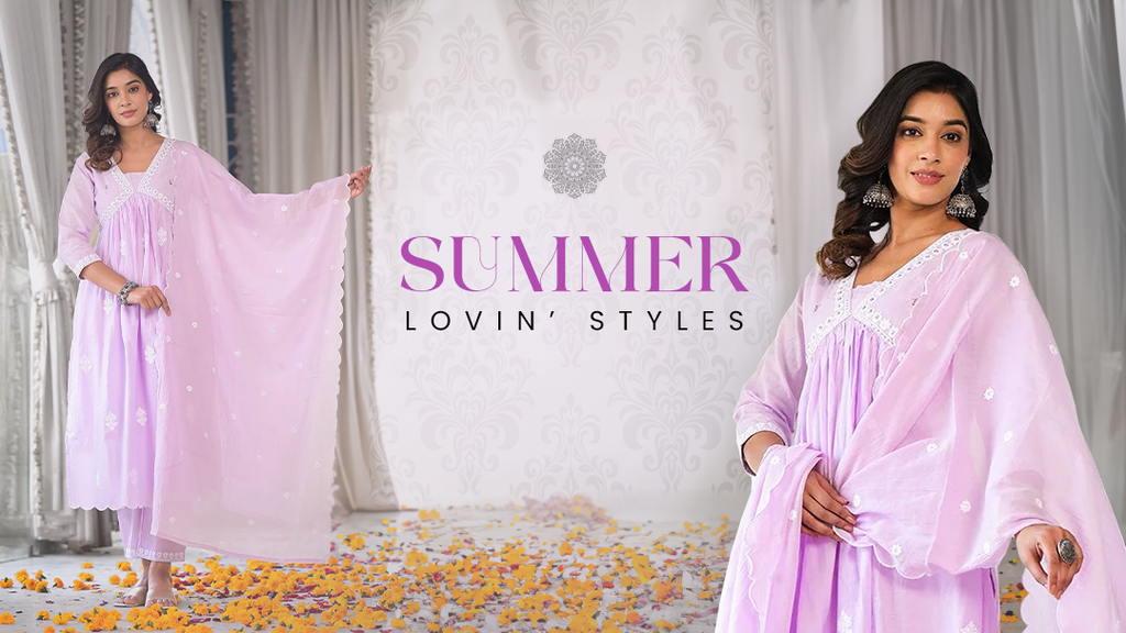 Breeze Through Summer in Style with Varanga’s Pastel Kurtas and Sets