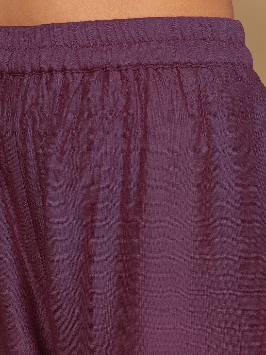 Varanga Women Pink Brocade Strap Sleeves Kurta With Sharara And Dupatta