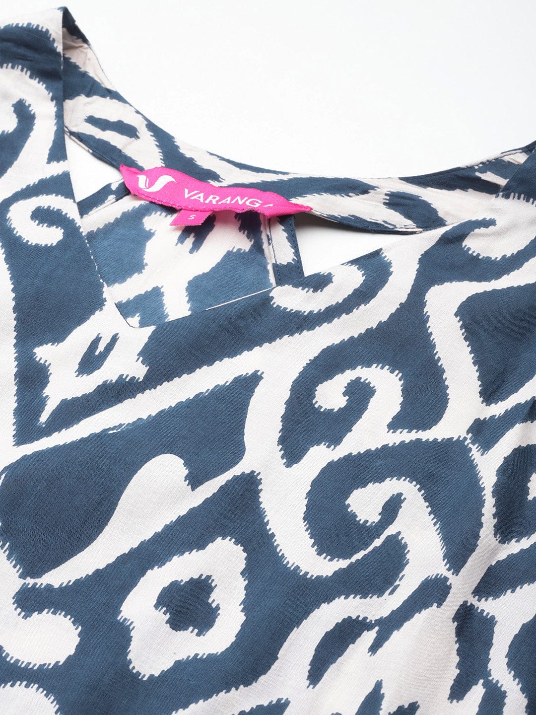 Varanga Ikat Printed Pure Cotton Kurta With Palazzos