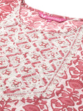 Varanga Women Ethnic Motifs Printed Regular Thread Work Kurta with Trousers & With Dupatta