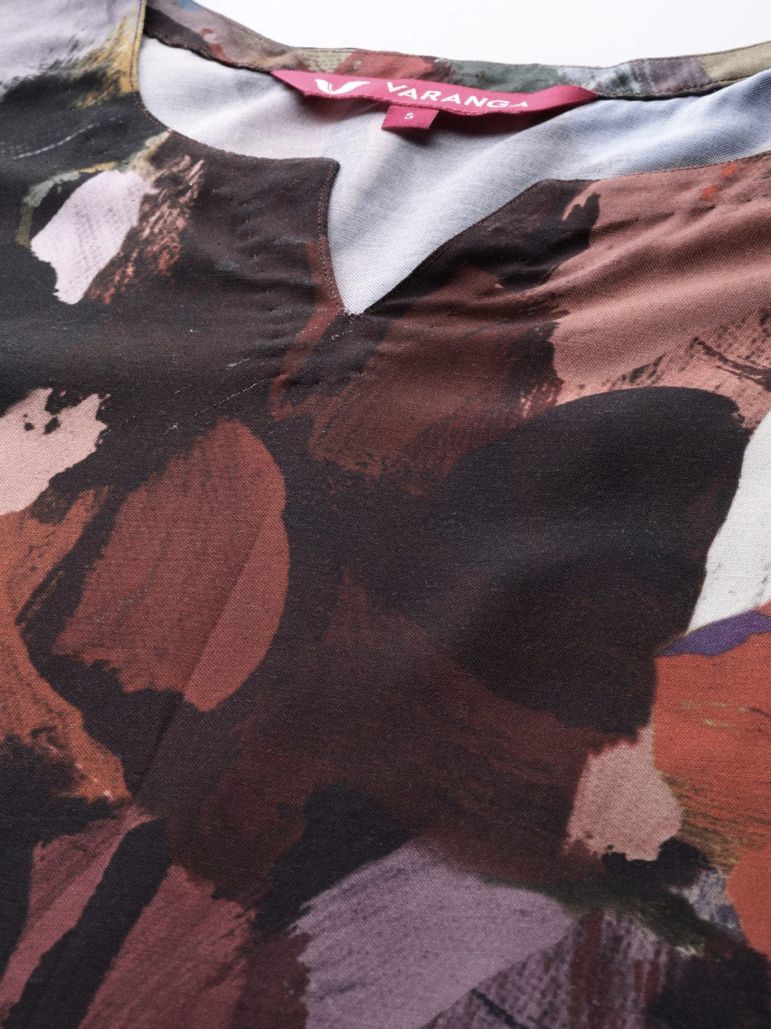 Varanga Women Black Abstract Printed  Co-Ords