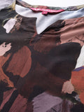 Varanga Women Black Abstract Printed  Co-Ords