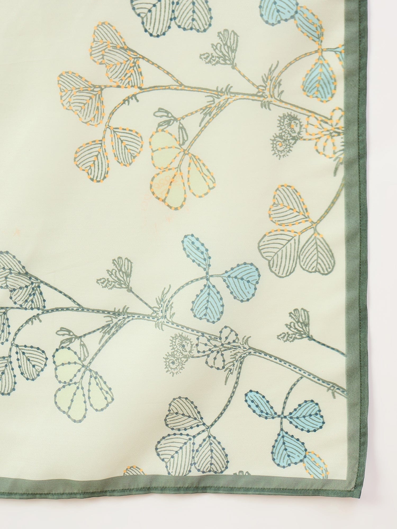 Varanga Women Olive  Floral Printed Embroidered Kurta  Paired With Bottom And Dupatta
