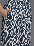Varanga Ikat Printed Pure Cotton Kurta With Palazzos