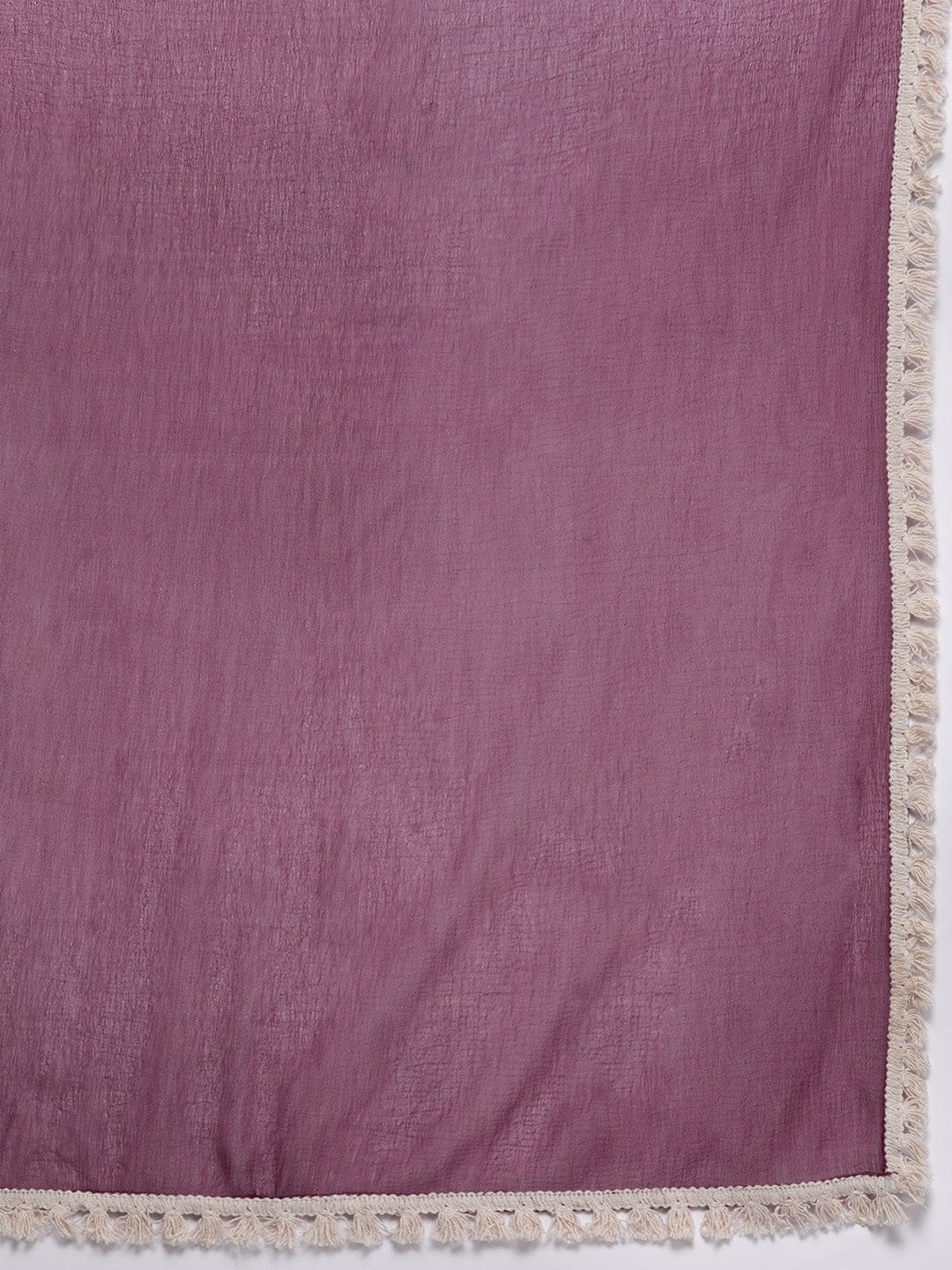Varanga Women Burgundy Floral Printed Anarkali Kurta With Tonal Bottom And Dupatta