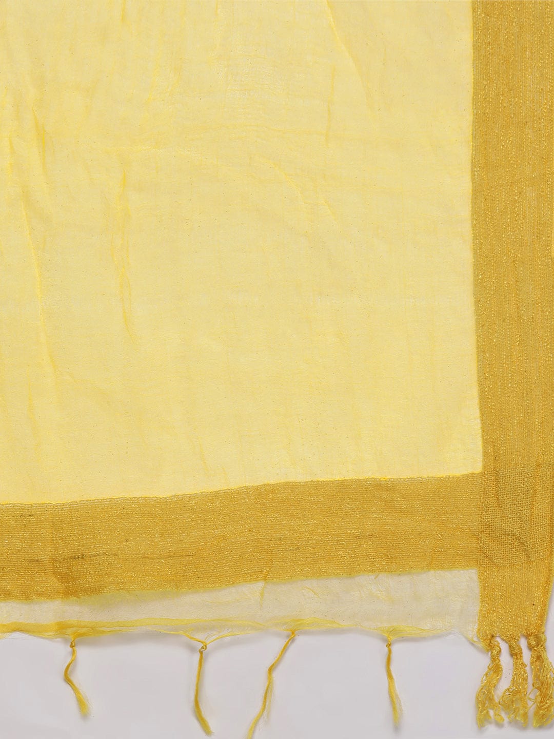 varanga women plus size yellow embroidered striped kurta with trousers dupatta