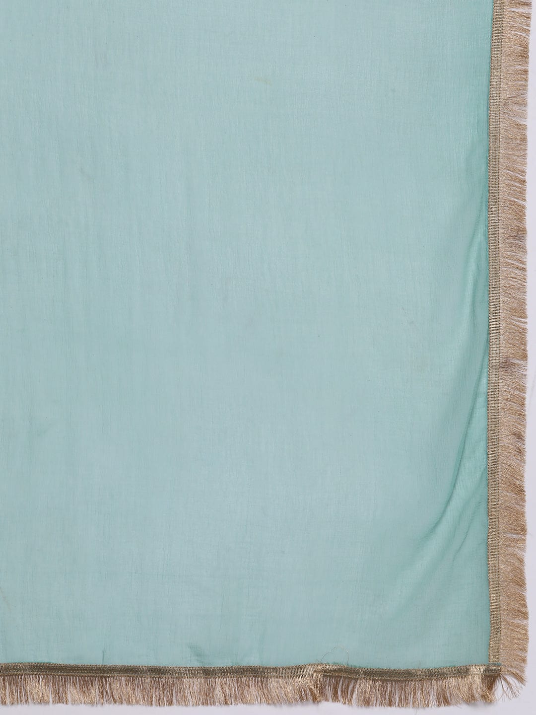 Varanga Women Sea Green Straight Kurta With Tonal Bottom And Dupatta