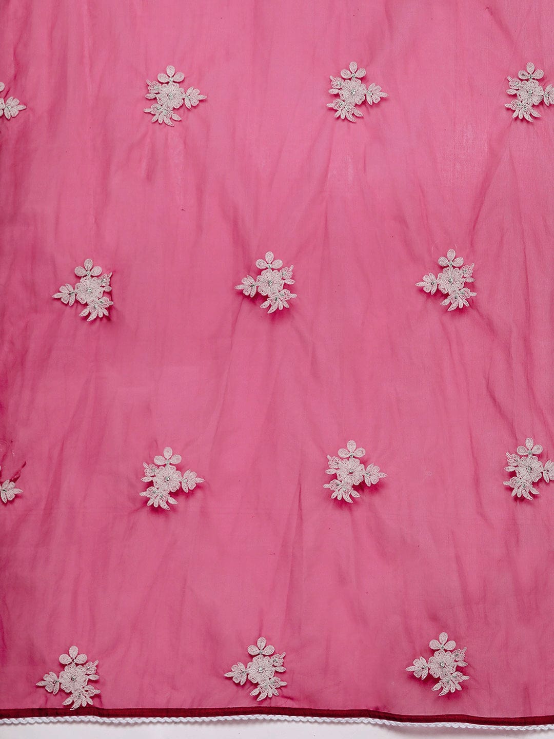 Varanga Women Embroidered Thread Work Anarkali Kurta with Trousers & With Dupatta