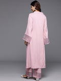 Varanga Women Regular Silk Crepe Kurta with Palazzos