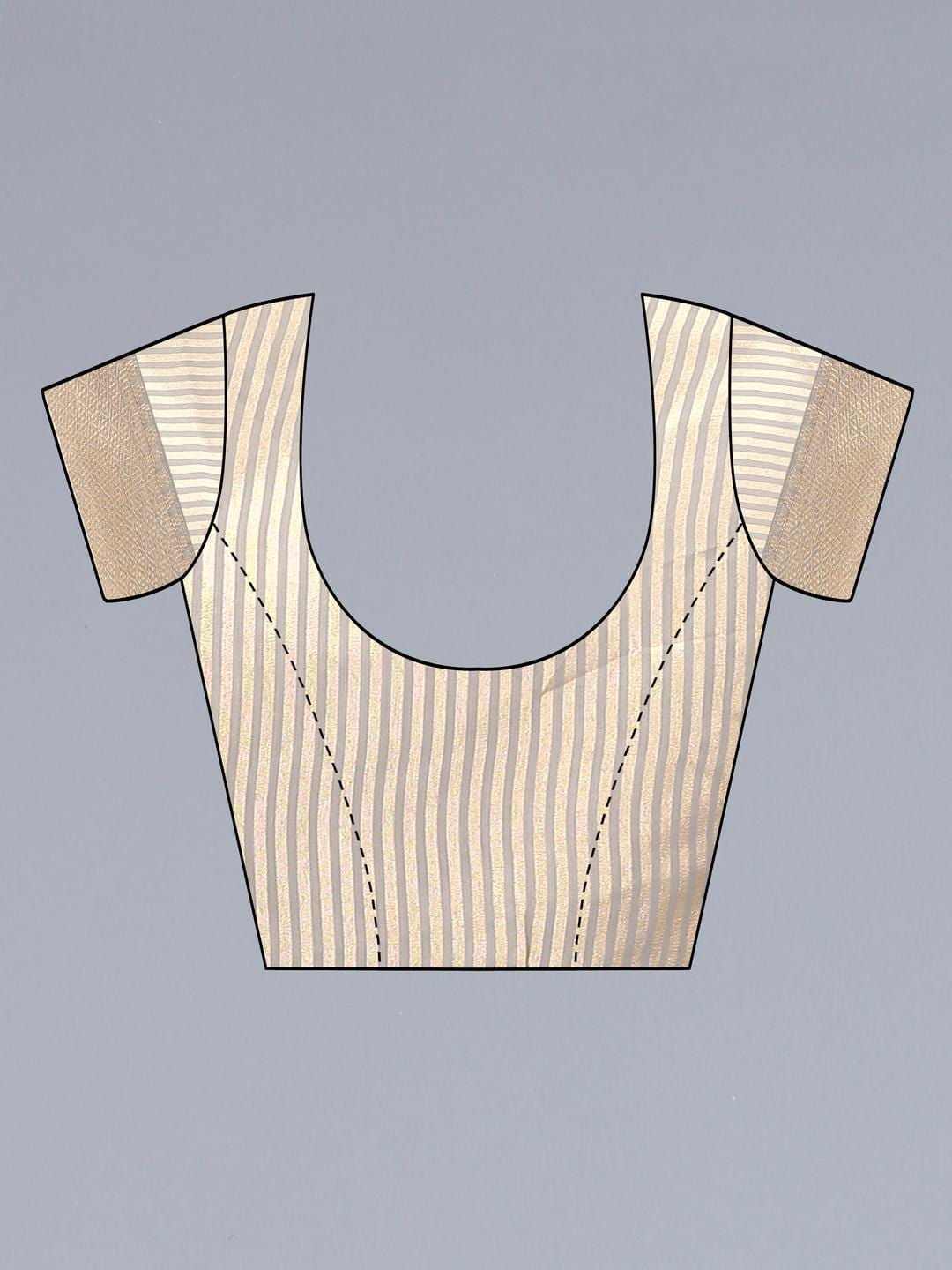 Ethnic Motifs Zari Woven Design Banarasi Saree