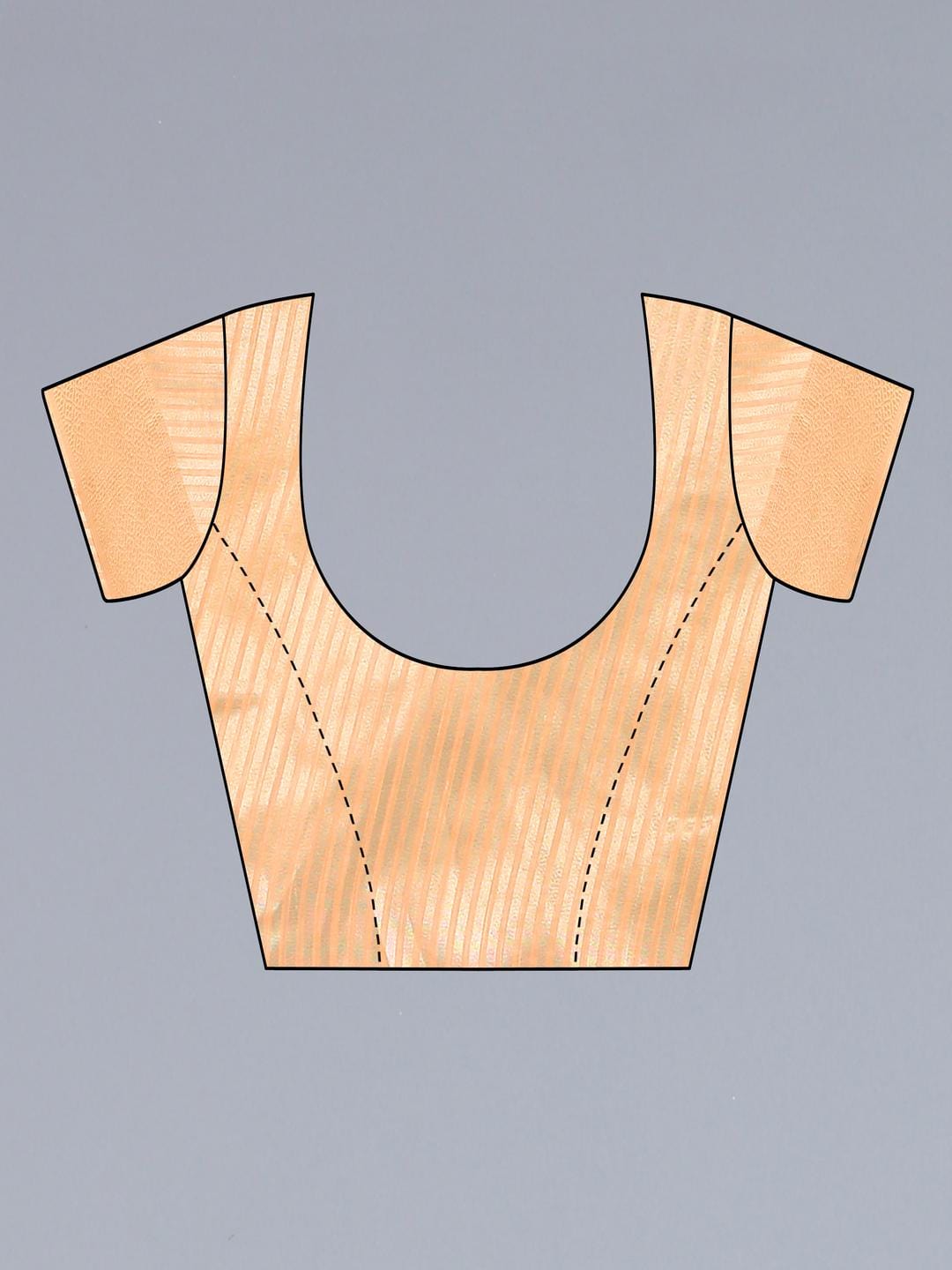 Ethnic Motifs Zari Woven Design Banarasi Saree