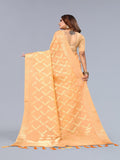 Ethnic Motifs Zari Woven Design Banarasi Saree