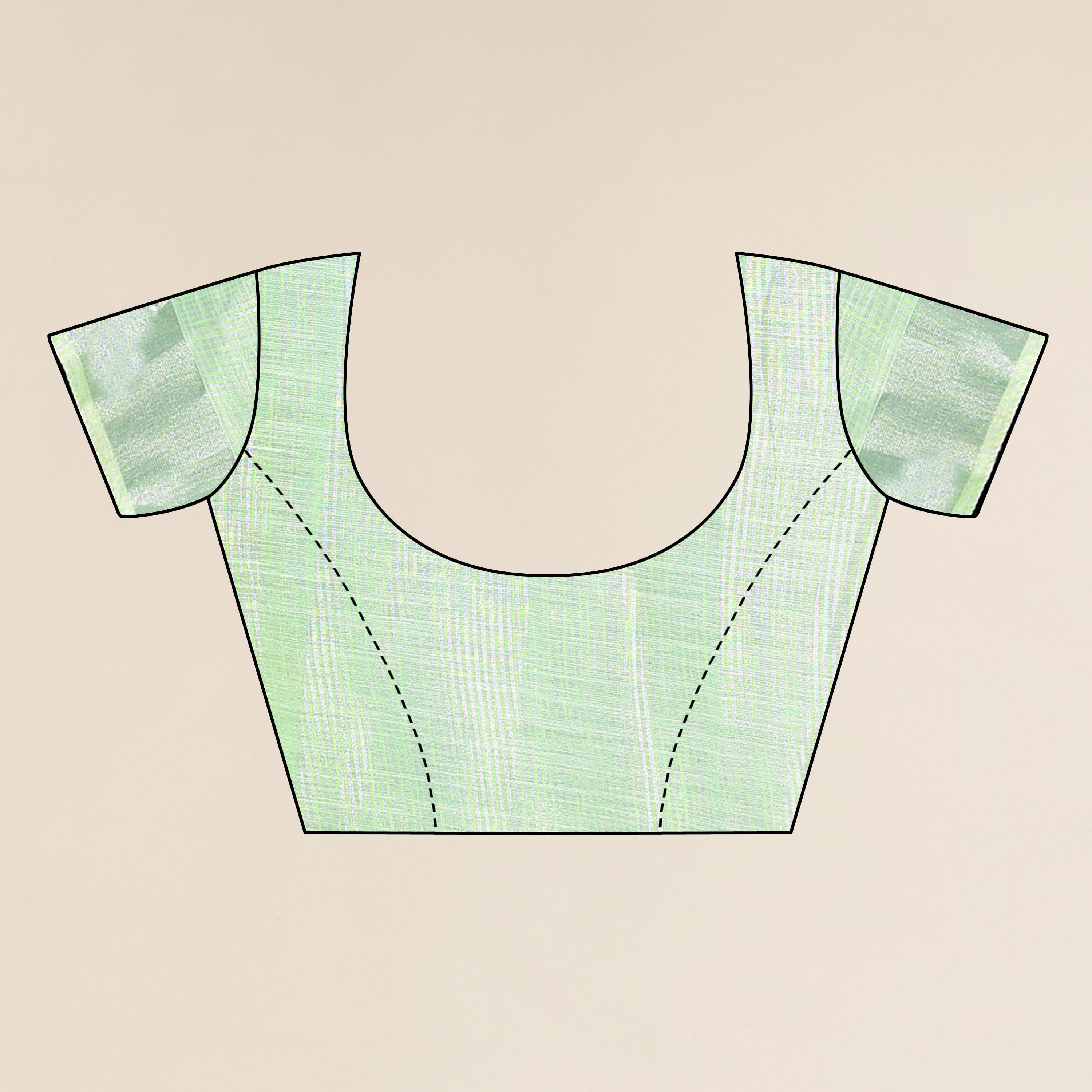 Ethnic Motifs Zari Woven Design Banarasi Saree