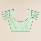 Ethnic Motifs Zari Woven Design Banarasi Saree