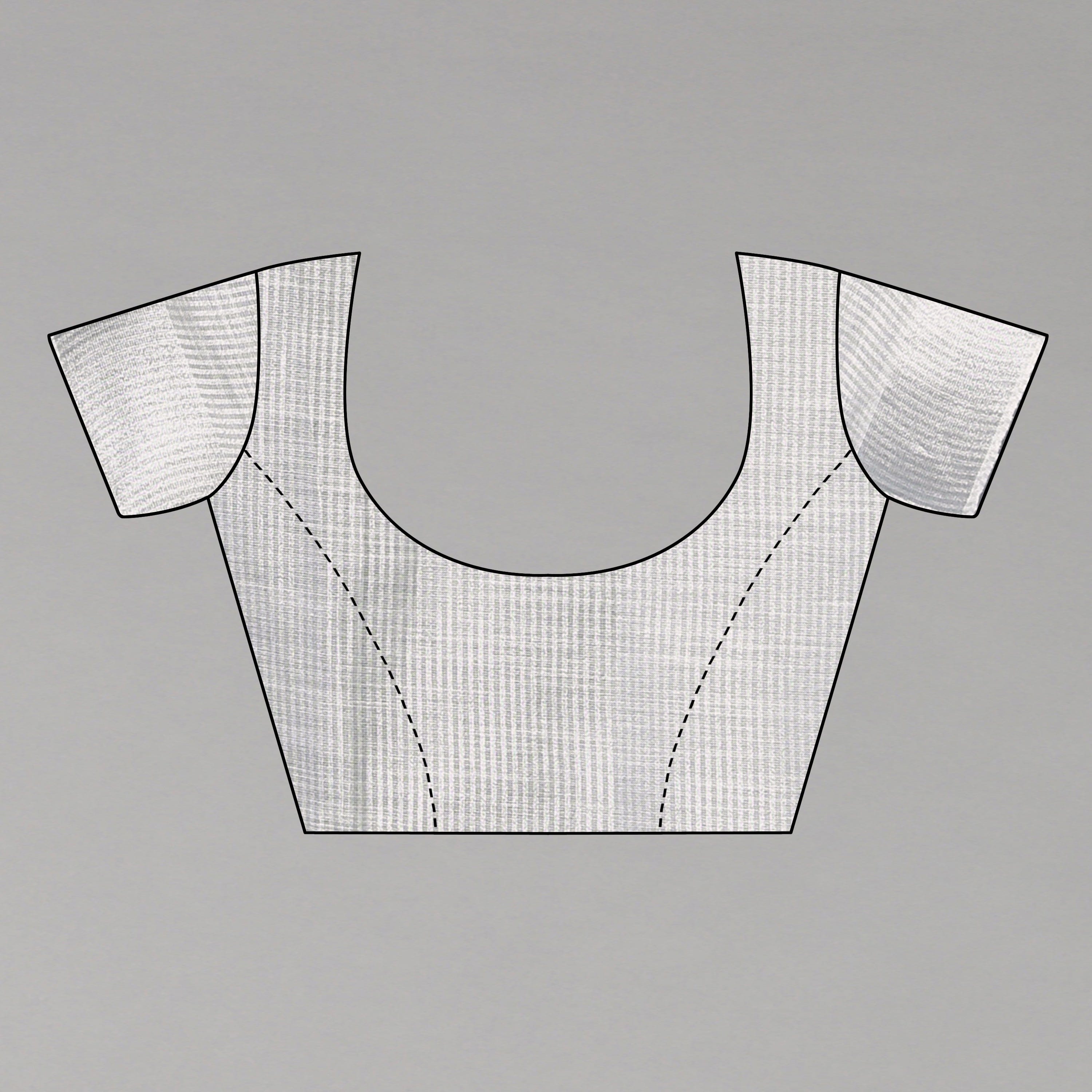 Ethnic Motifs Zari Woven Design Banarasi Saree