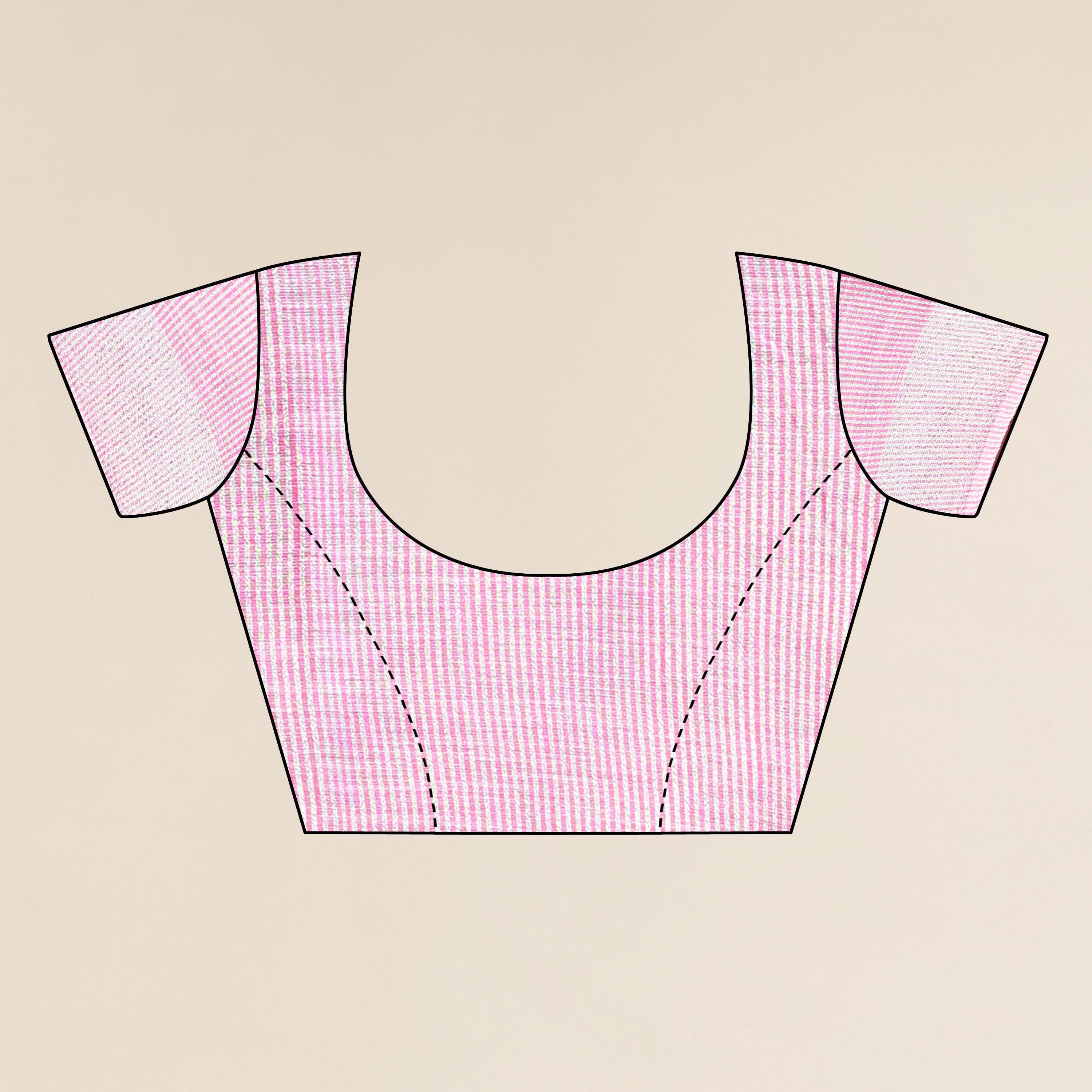 Ethnic Motifs Zari Woven Design Banarasi Saree