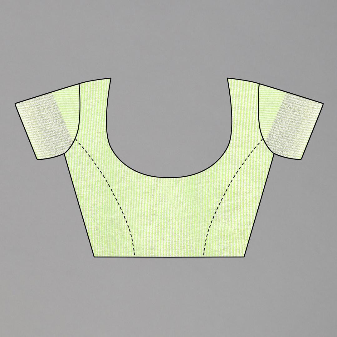 Ethnic Motifs Zari Woven Design Banarasi Saree