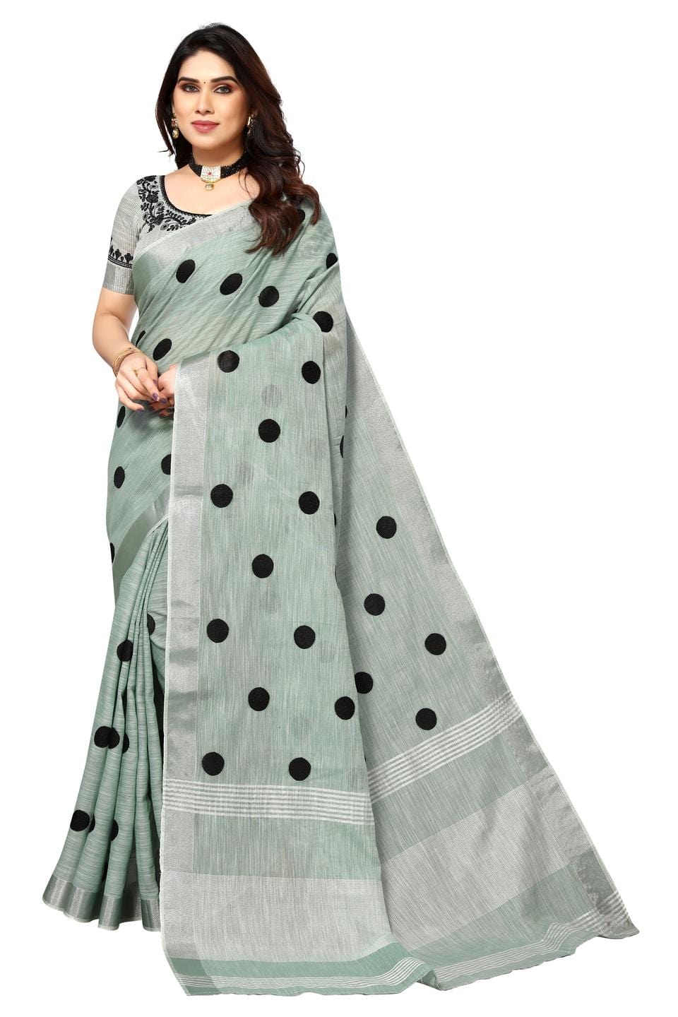 Ethnic Motifs Zari Woven Design Banarasi Saree