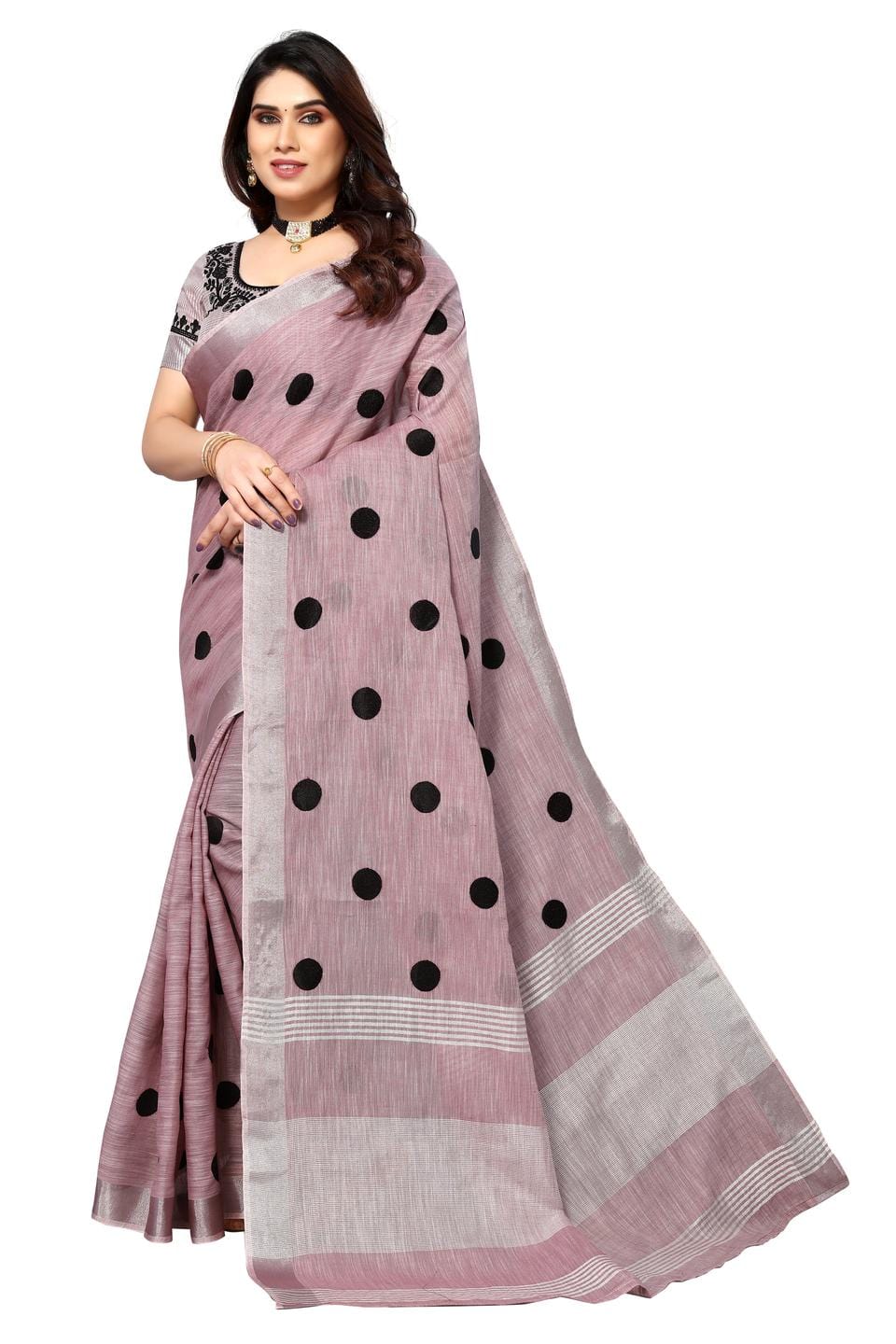 Ethnic Motifs Zari Woven Design Banarasi Saree