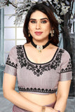 Ethnic Motifs Zari Woven Design Banarasi Saree