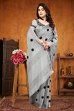 Ethnic Motifs Zari Woven Design Banarasi Saree