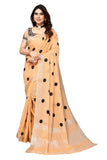 Ethnic Motifs Zari Woven Design Banarasi Saree