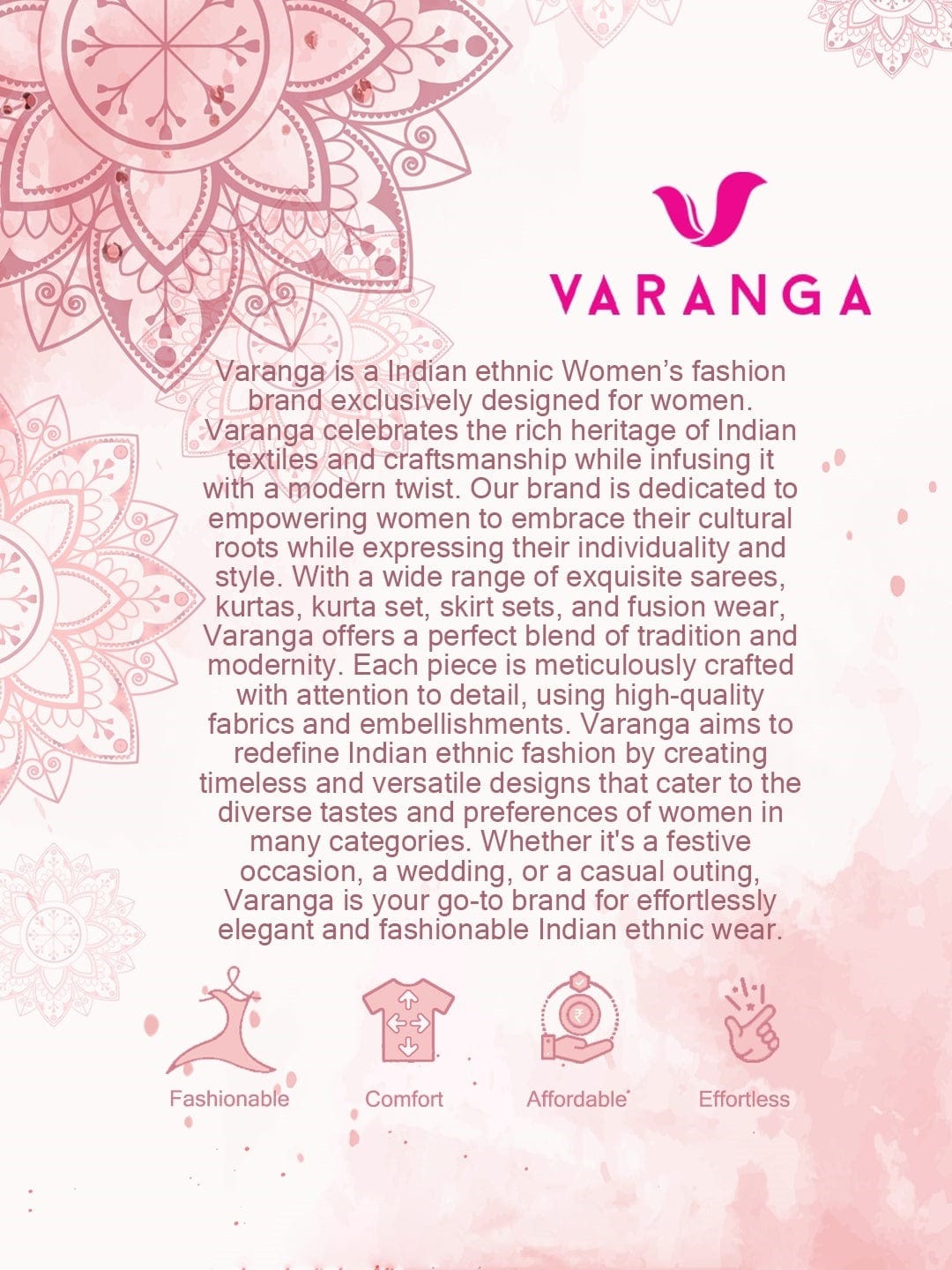 Varanga Women Navy Blue Sleeveless Top Paired With Printed Jacket And Palazzo