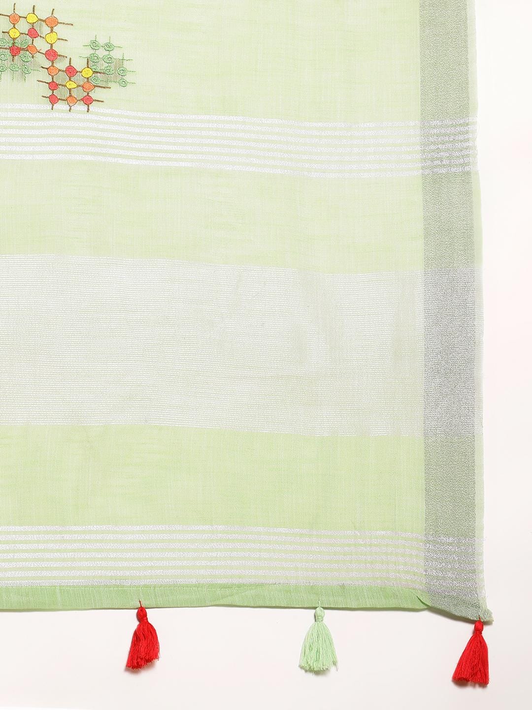 Ethnic Motifs Zari Woven Design Banarasi Saree