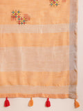 Ethnic Motifs Zari Woven Design Banarasi Saree