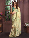 Ethnic Motifs Zari Woven Design Banarasi Saree