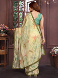 Ethnic Motifs Zari Woven Design Banarasi Saree