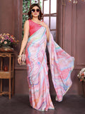 Ethnic Motifs Zari Woven Design Banarasi Saree