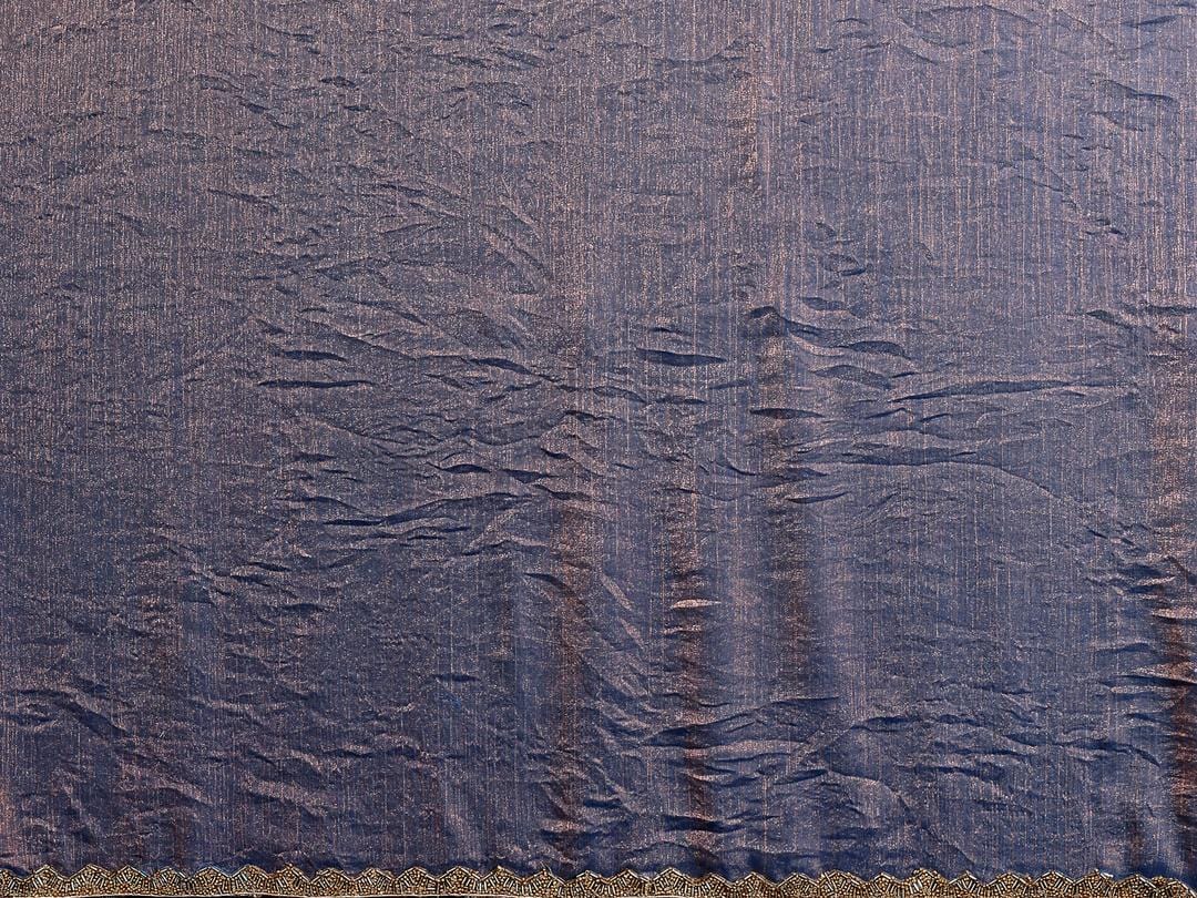 Ethnic Motifs Zari Woven Design Banarasi Saree