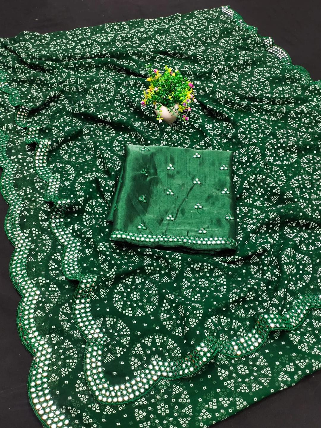 Ethnic Motifs Zari Woven Design Banarasi Saree