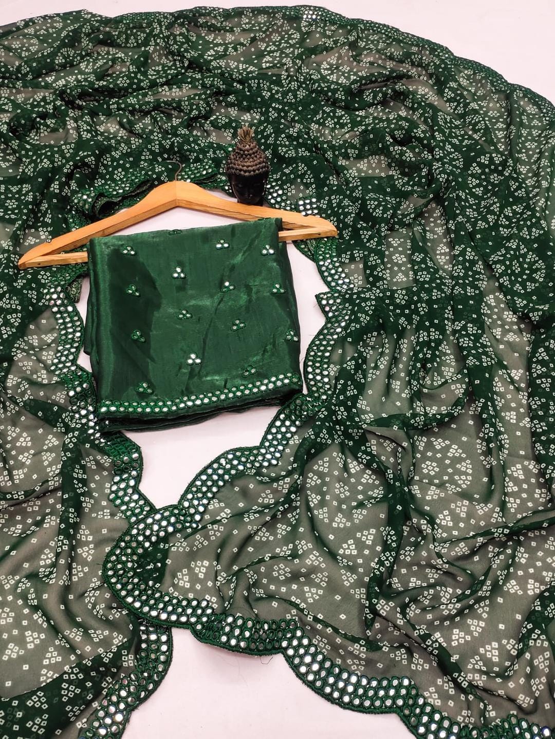 Ethnic Motifs Zari Woven Design Banarasi Saree