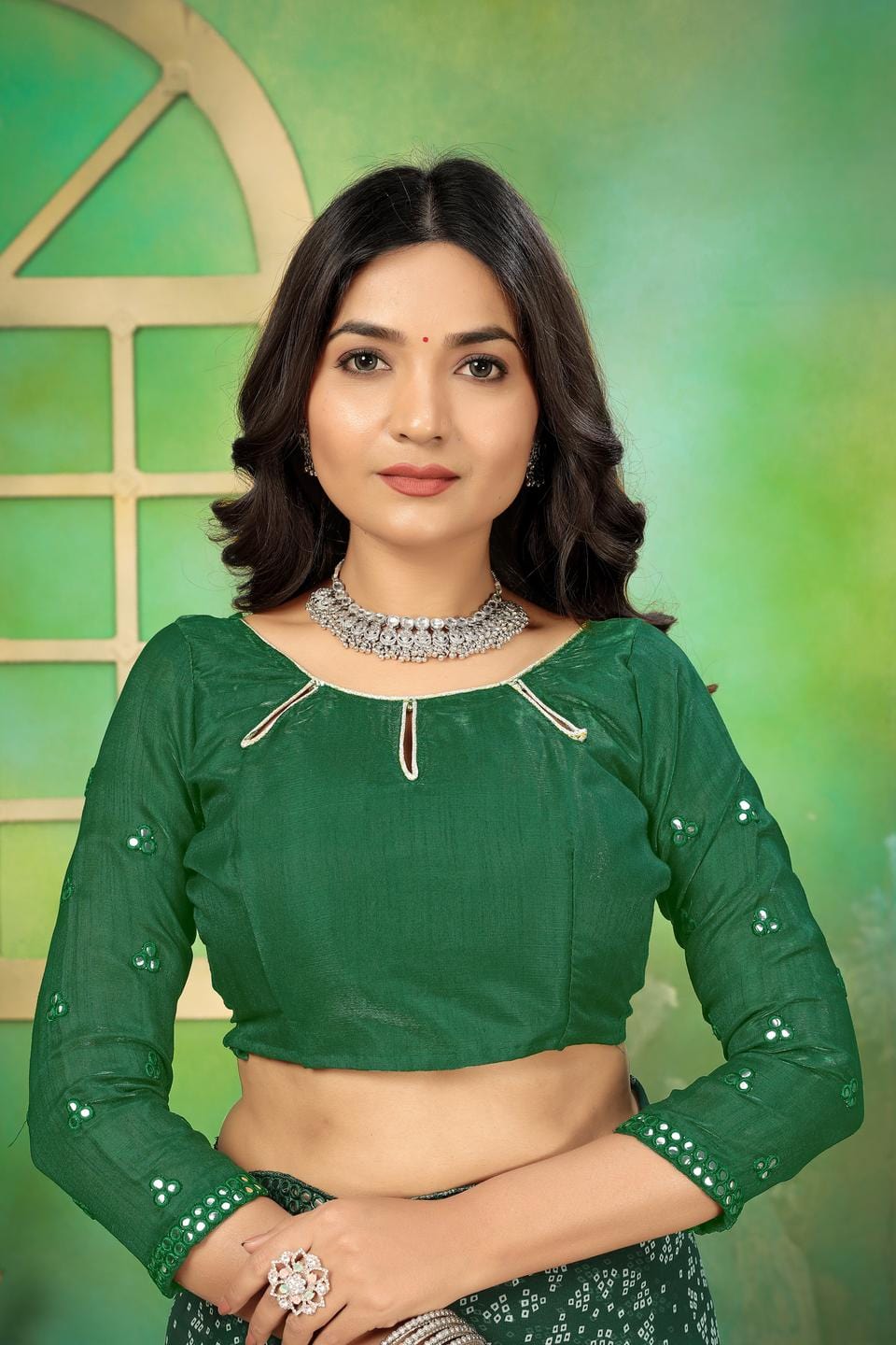 Ethnic Motifs Zari Woven Design Banarasi Saree