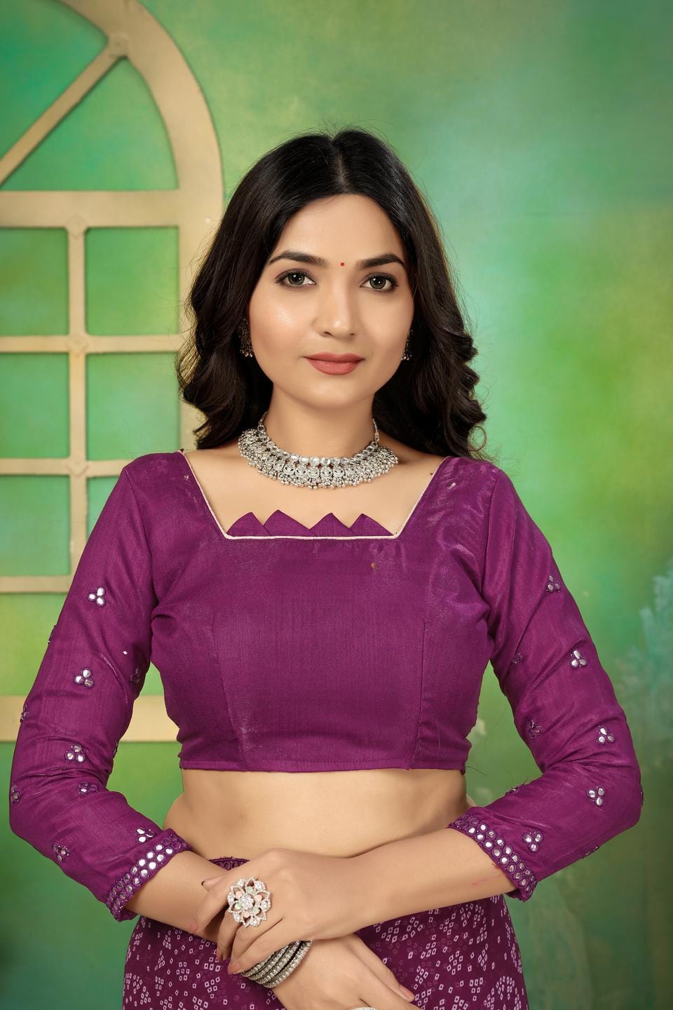 Ethnic Motifs Zari Woven Design Banarasi Saree