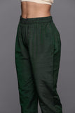Varanga Women Green Embroidered Kurta With Straight Trouser And Floral Printed Dupatta