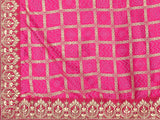 Ethnic Motifs Zari Woven Design Banarasi Saree