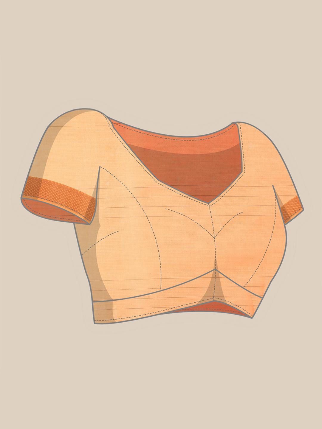 Ethnic Motifs Zari Woven Design Banarasi Saree