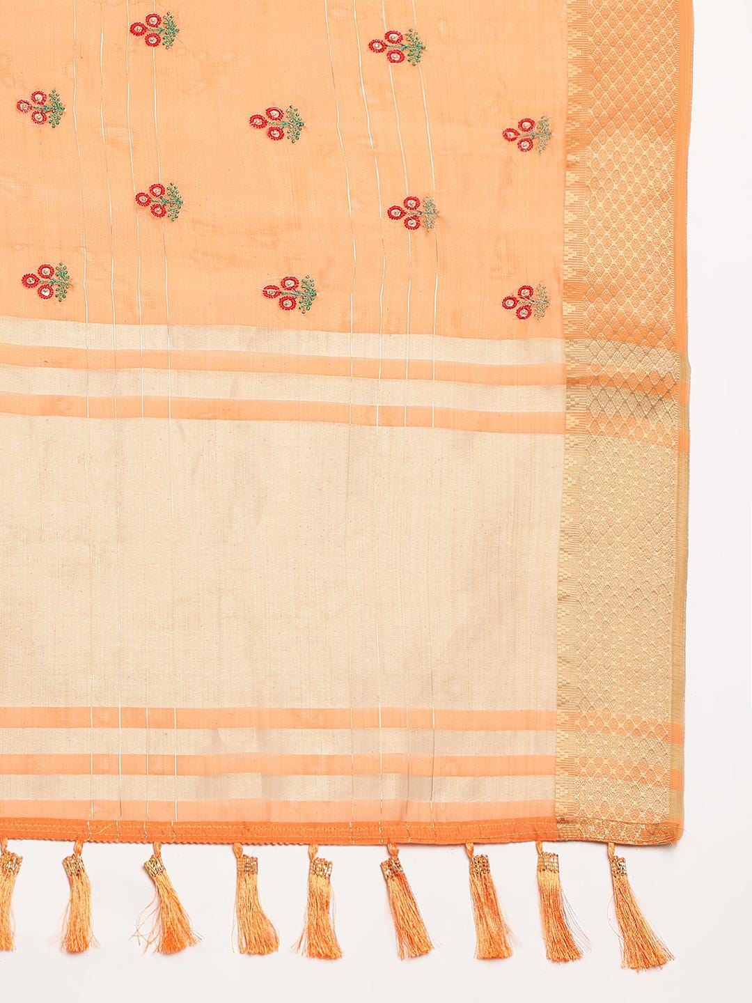Ethnic Motifs Zari Woven Design Banarasi Saree