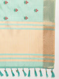 Ethnic Motifs Zari Woven Design Banarasi Saree