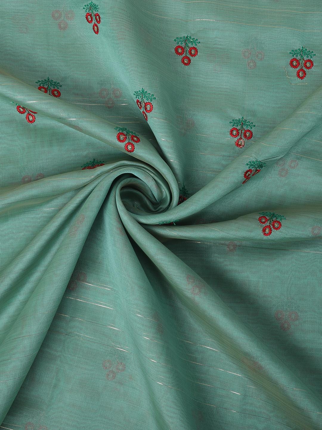 Ethnic Motifs Zari Woven Design Banarasi Saree