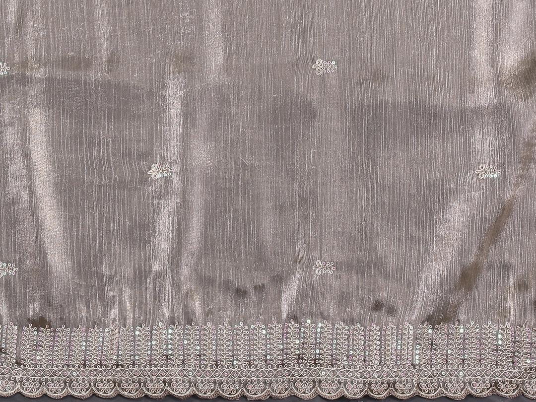 Ethnic Motifs Zari Woven Design Banarasi Saree