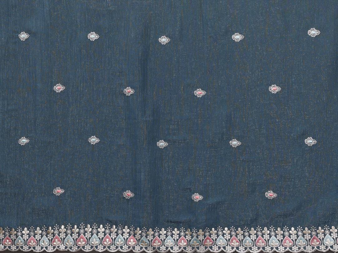 Ethnic Motifs Zari Woven Design Banarasi Saree