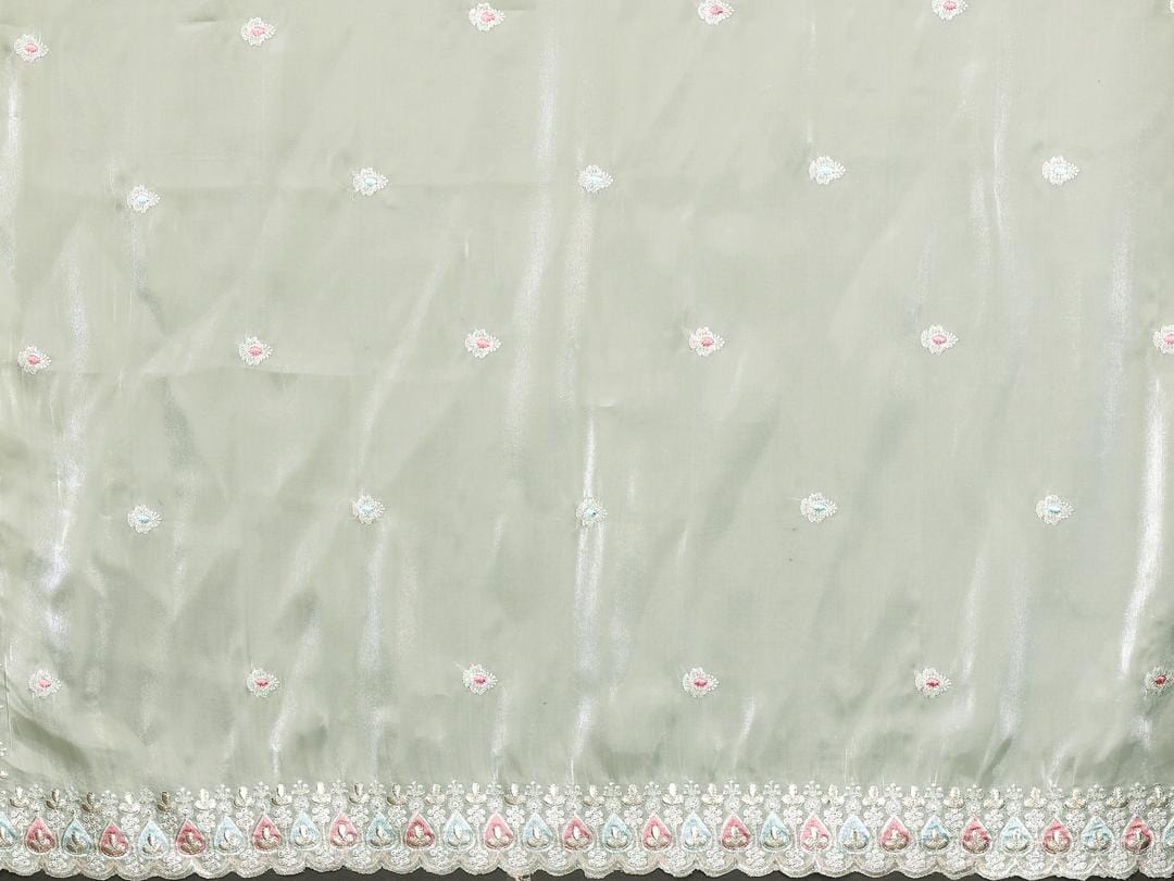 Ethnic Motifs Zari Woven Design Banarasi Saree