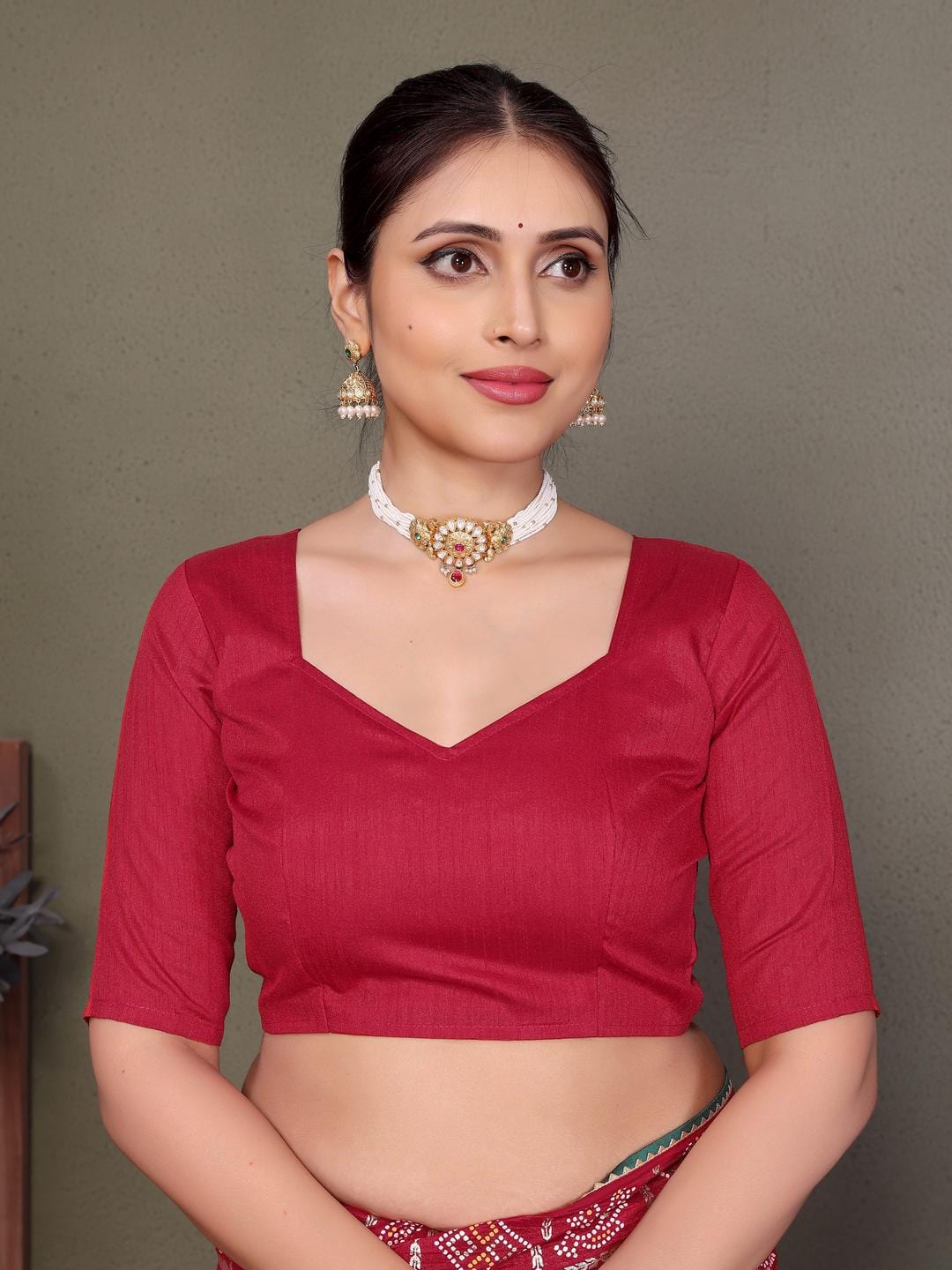 Ethnic Motifs Zari Woven Design Banarasi Saree