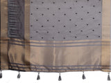 Ethnic Motifs Zari Woven Design Banarasi Saree