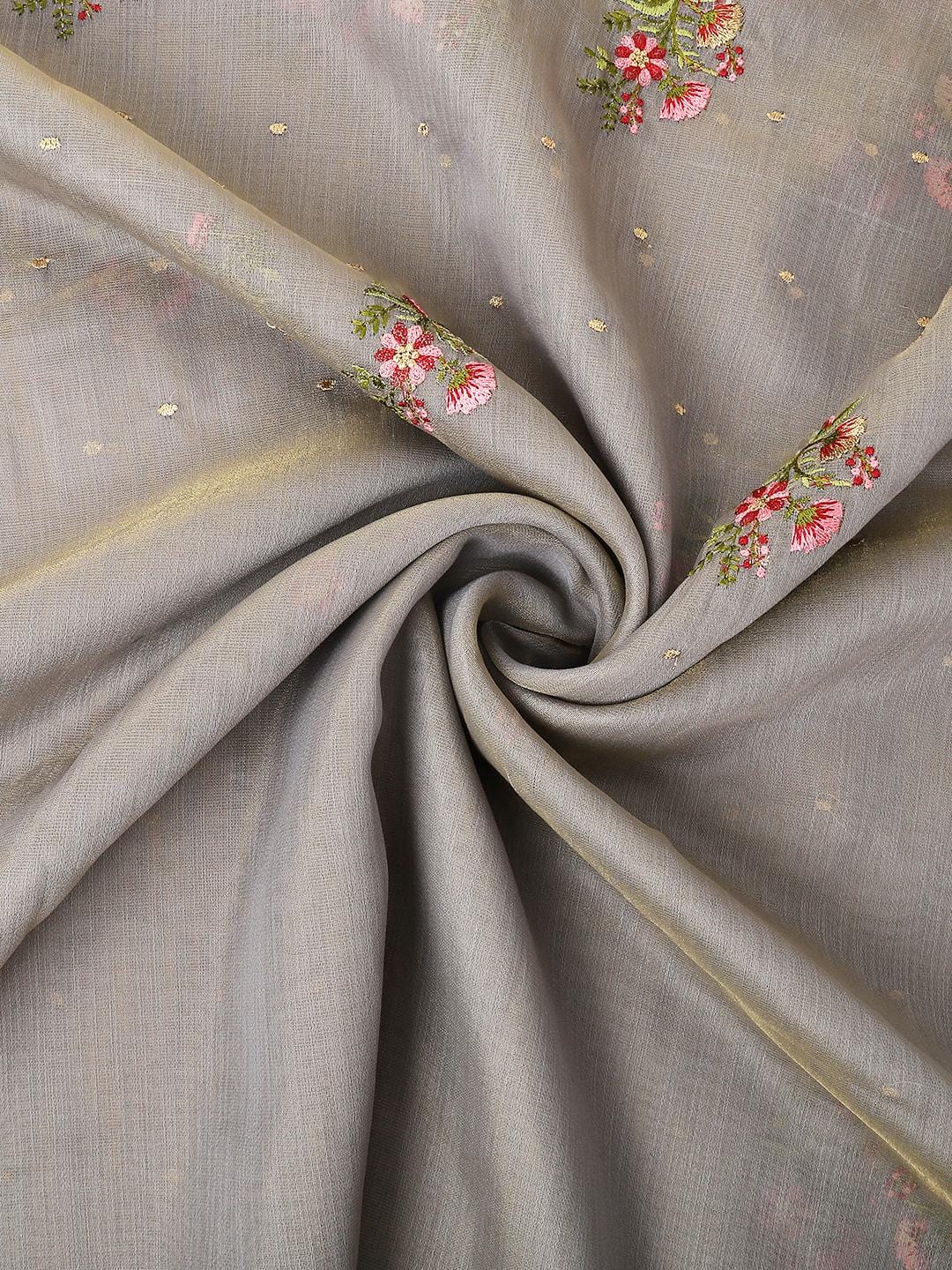 Ethnic Motifs Zari Woven Design Banarasi Saree