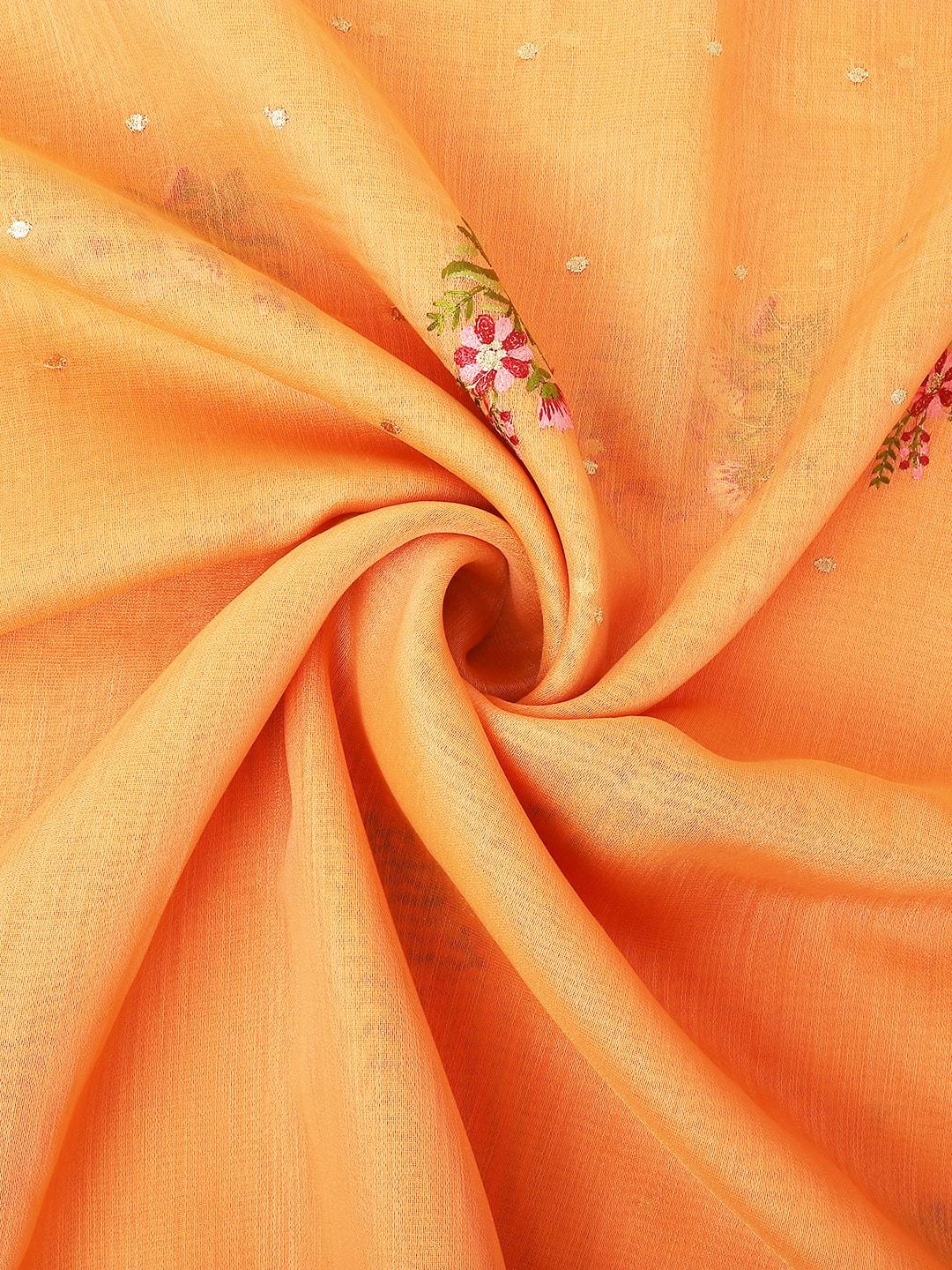 Ethnic Motifs Zari Woven Design Banarasi Saree